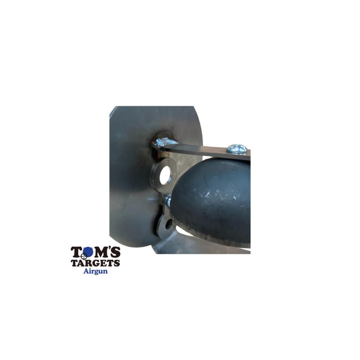 Tom's Targets Bell Target Airgun Targets - 3mm Mild Steel