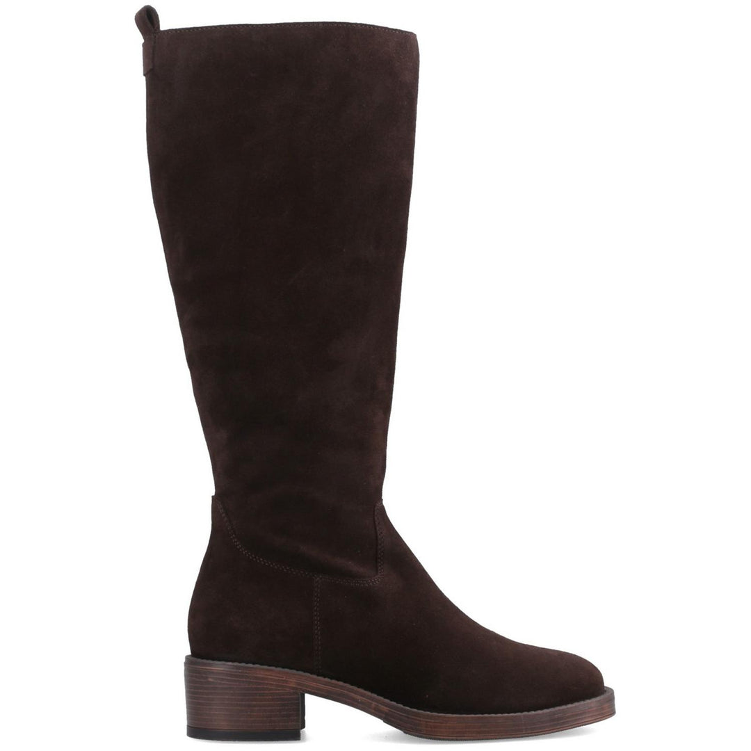 ANTONIA SUEDE LONG BOOT CHOCOLATE