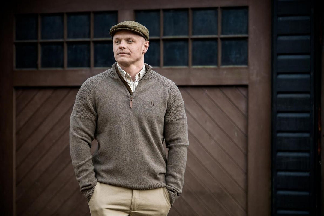 Harkila Vincent merino half zip pullover Dark – view 3