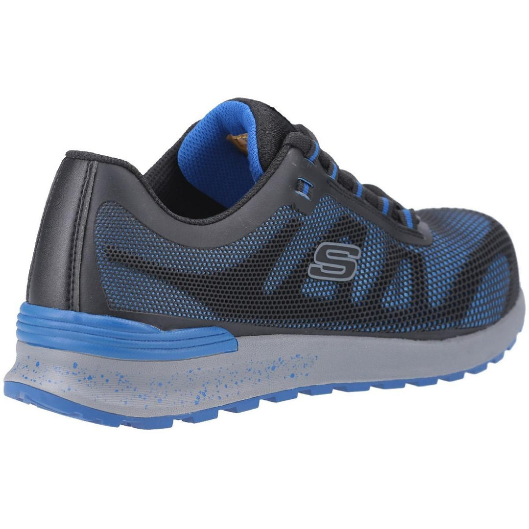 Skechers Workwear Bulklin Lace Up Safety Shoe Blue