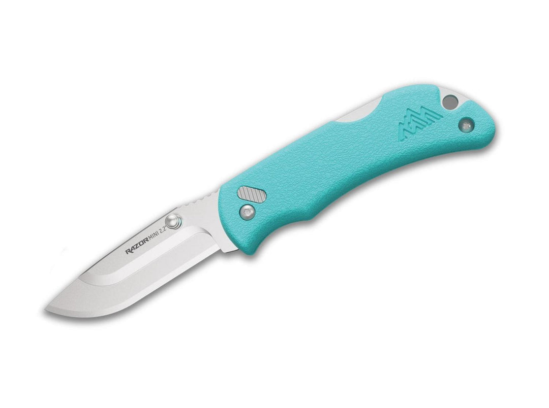 Outdoor Edge RazorMini 2.2in Aqua Replaceable Blade Knife