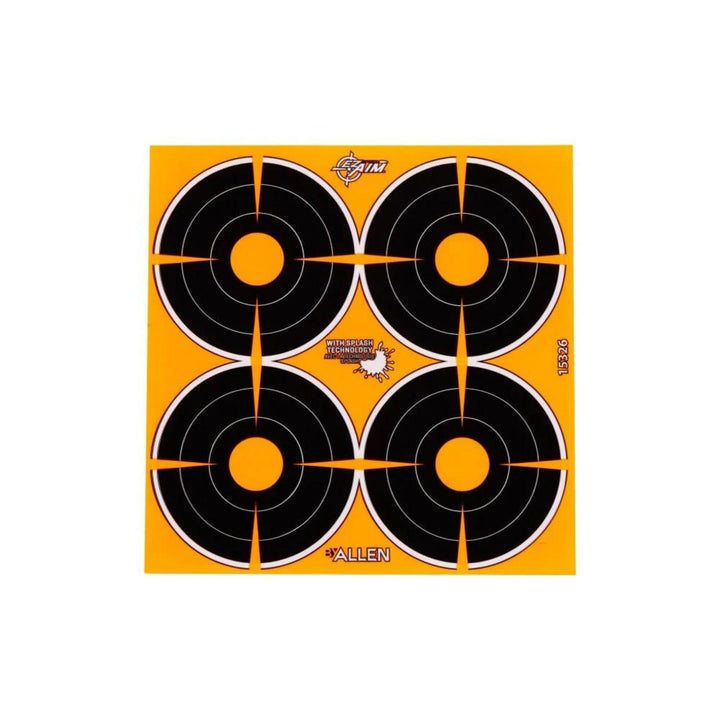 Allen EZ Aim Adhesive Splash 3 Inch Bullseye 48 Pieces