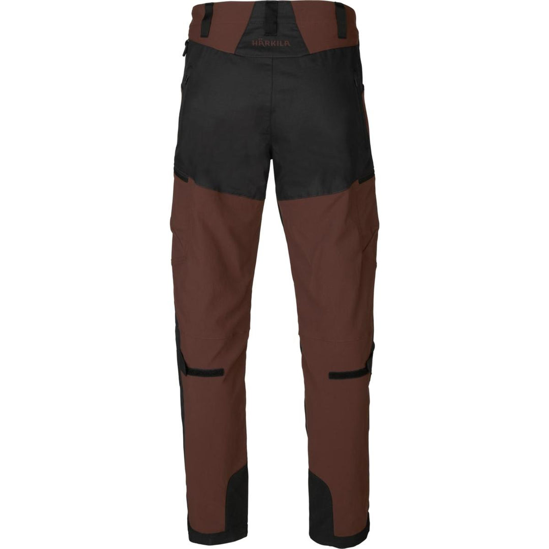 Harkila Ragnar trousers - Burgundy/Black