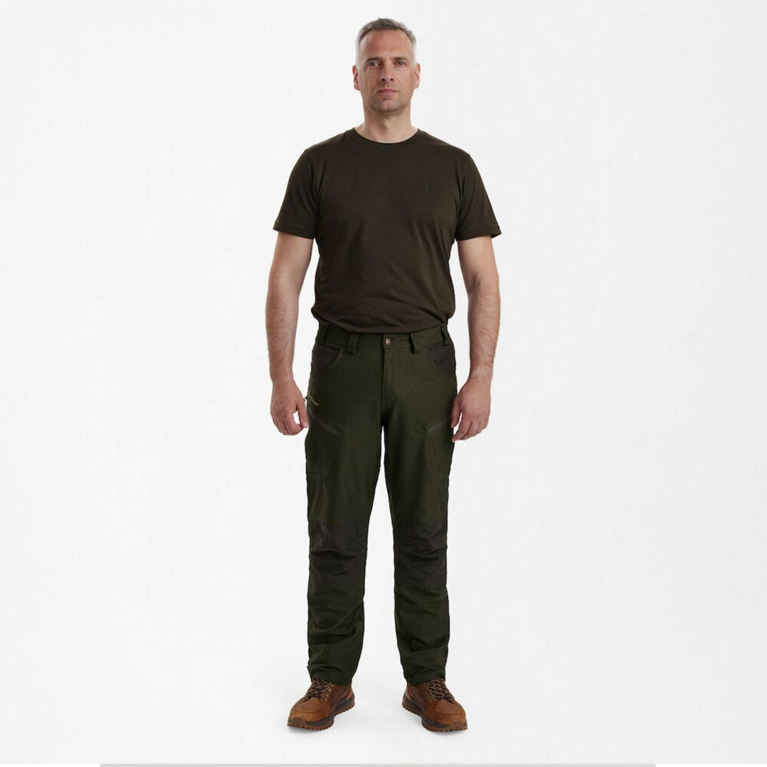 Deerhunter Chasse Trousers - Olive Night melange