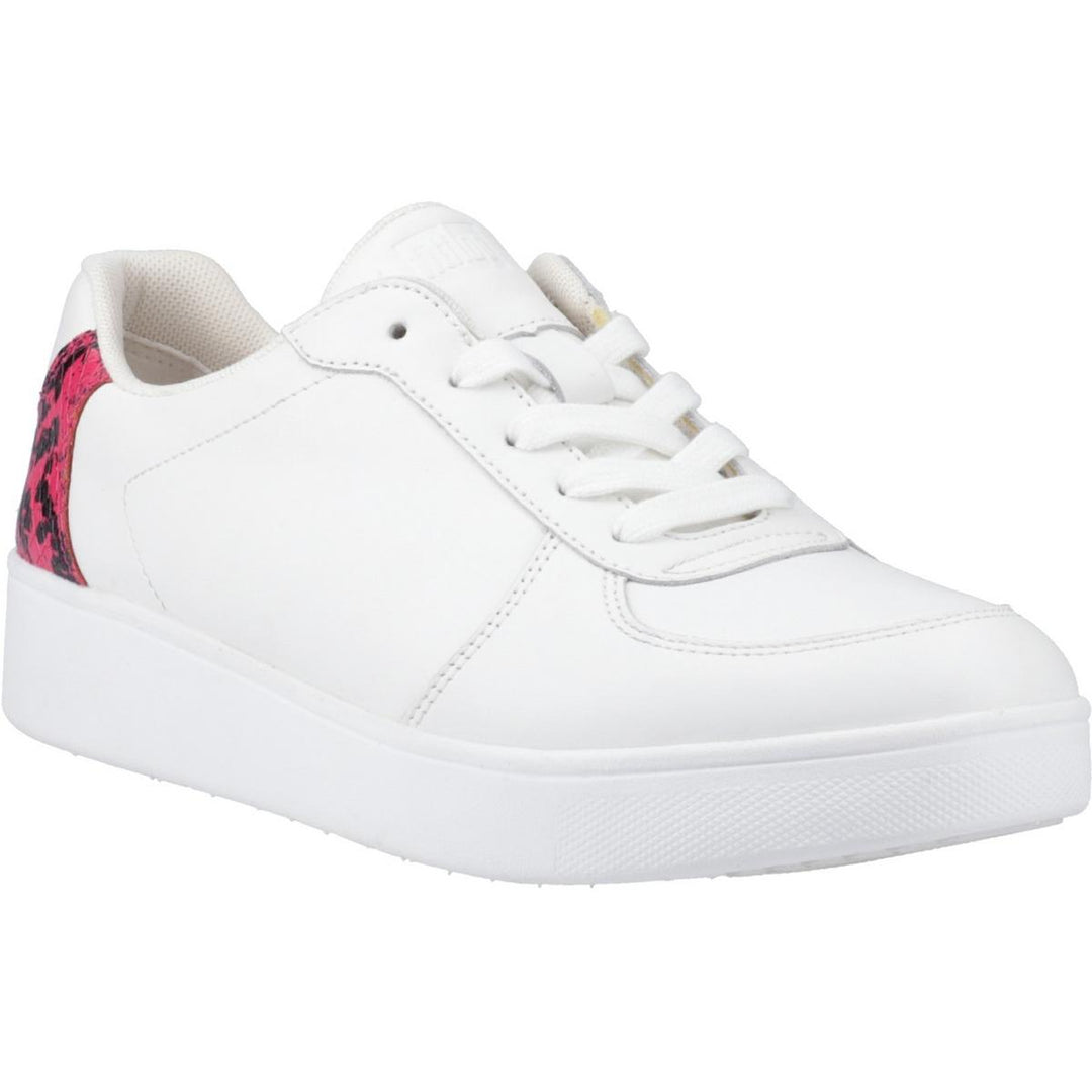 Fitflop Rally Snakeprint-Backtab Sneakers Urban White/Wild R
