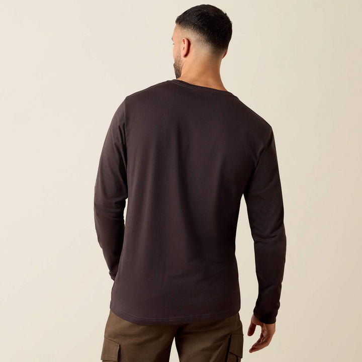Ariat Mens Rebar Cotton Strong Stnd Large P Long Sleeve T-Shirt – view 2