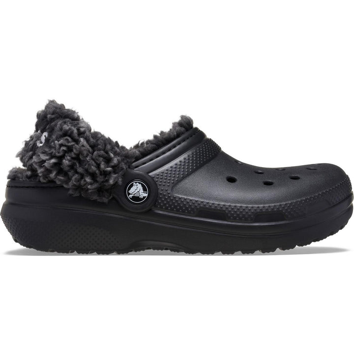 Classic Fleece Lined Clog Toddler Black