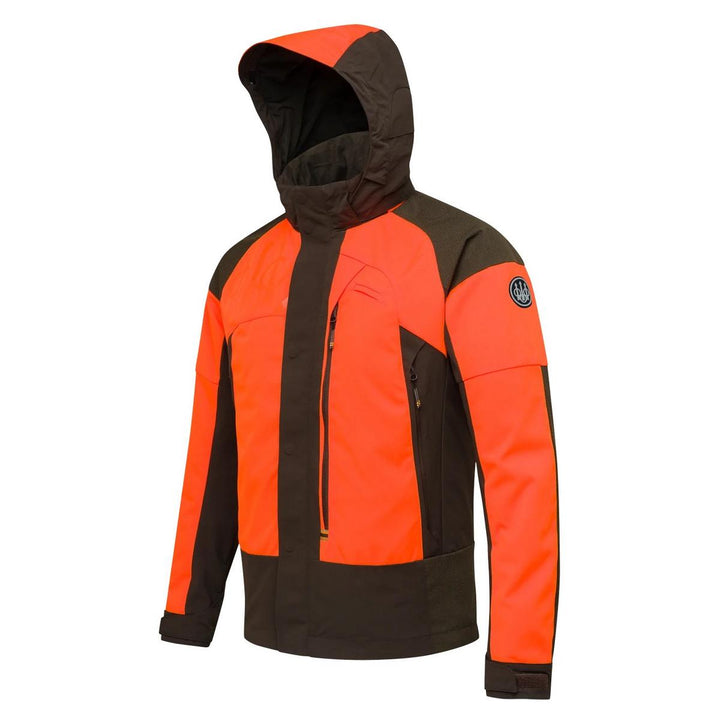 Beretta THORN RESISTANT EVO JACKET Brown Bark & Blaze Orange