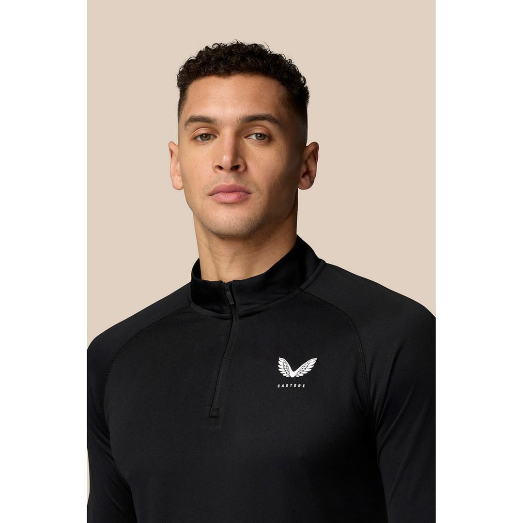 Castore Adapt Training 1/4 Zip Top Black/White