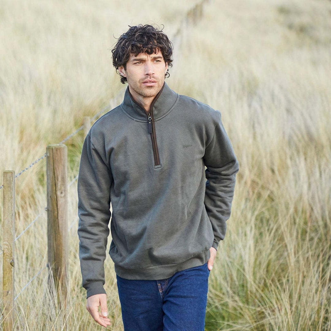 Ridgeline Mens Brancaster Quarter Zip Top