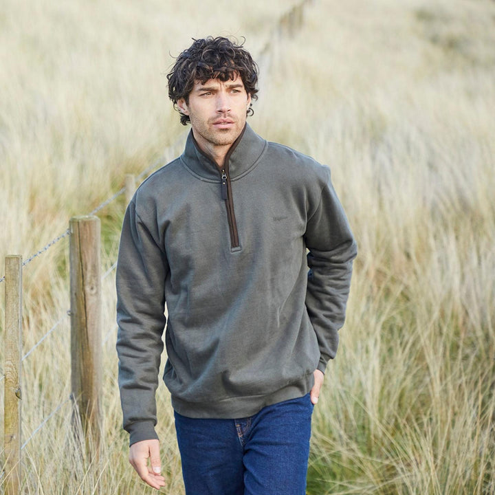Ridgeline Mens Brancaster Quarter Zip Top