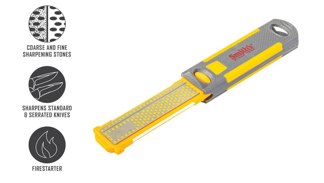 Smith's Pack-Pal 4" Diamond Combination Sharpener