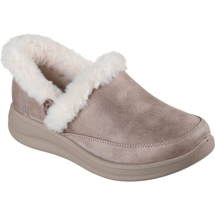 Skechers Cozy Escape Slipper Taupe