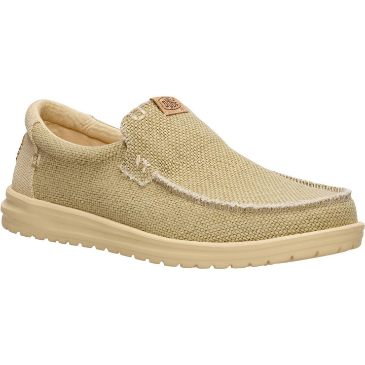 HEYDUDE Mikka Braided Slip on Shoe Olive Grey/Boulder