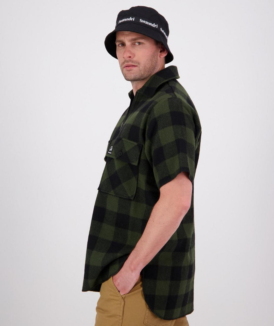 Swanndri Men's Henderson Short Sleeve Wool Jacket