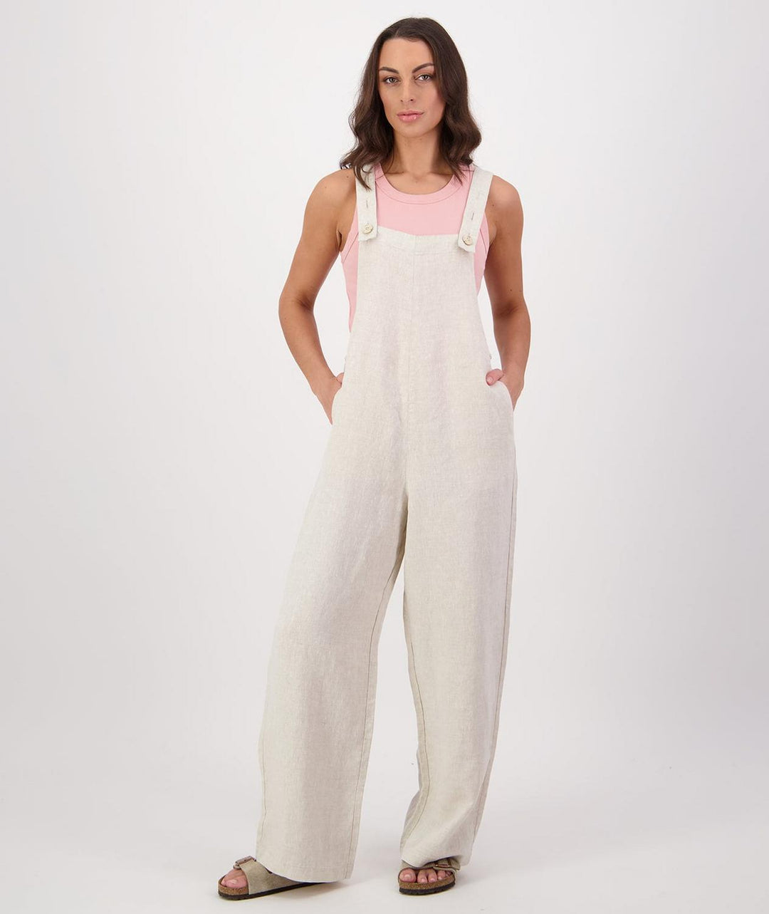 Swanndri Women's Julian Linen Dungarees