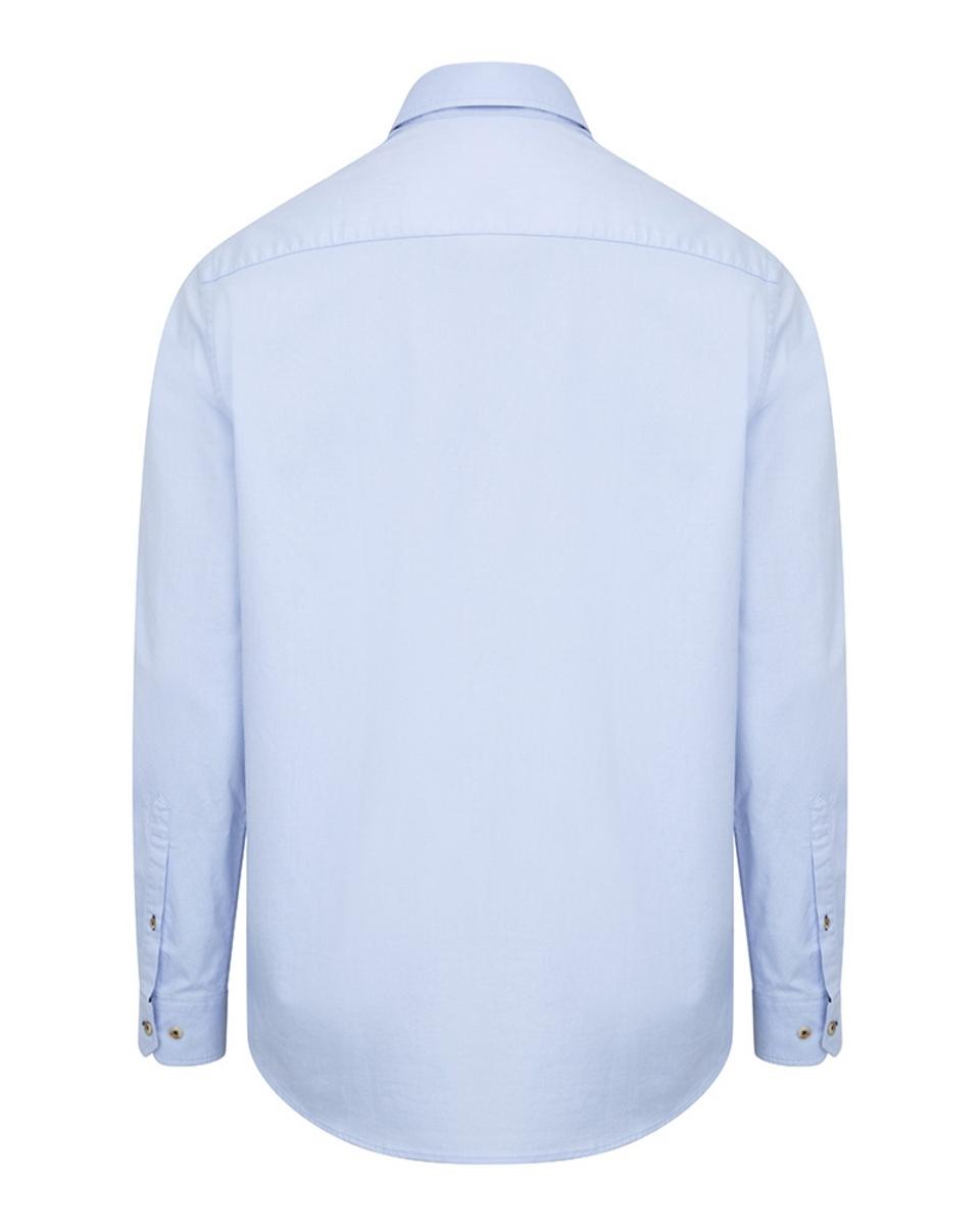 Hoggs of Fife Granton Oxford Shirt Blue