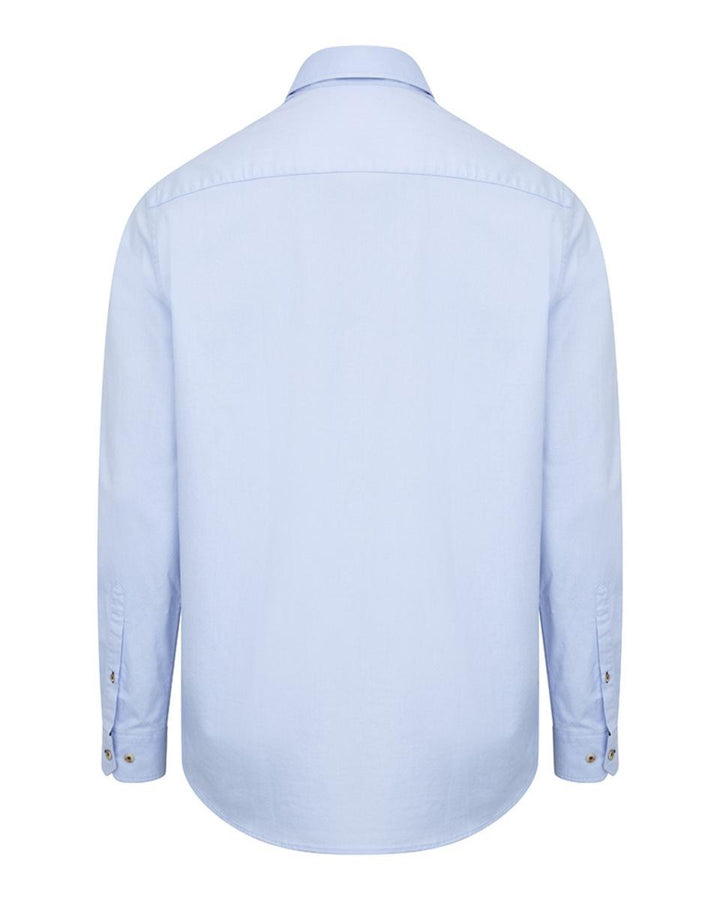 Hoggs of Fife Granton Oxford Shirt Blue