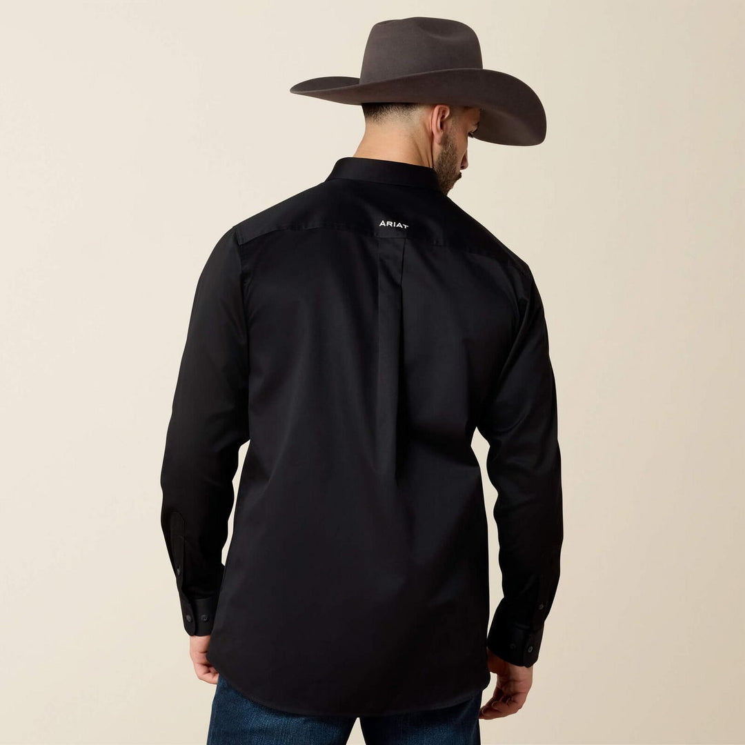 Ariat Mens Team Logo Twill Fitted Western Shirt – view 2