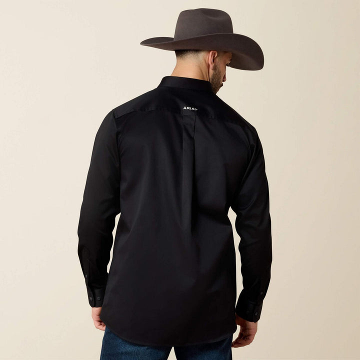 Ariat Mens Team Logo Twill Fitted Western Shirt – view 2