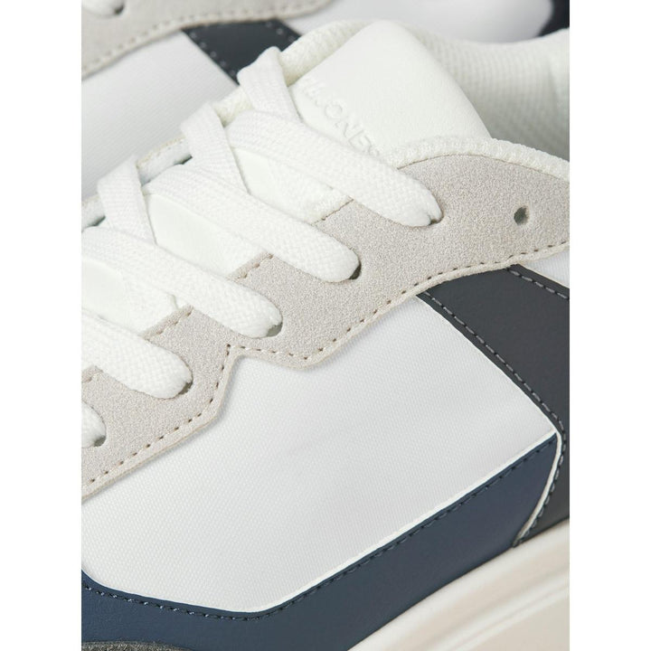 Jack & Jones Aspire Runner Trainer White Castlerock/Navy Blazer