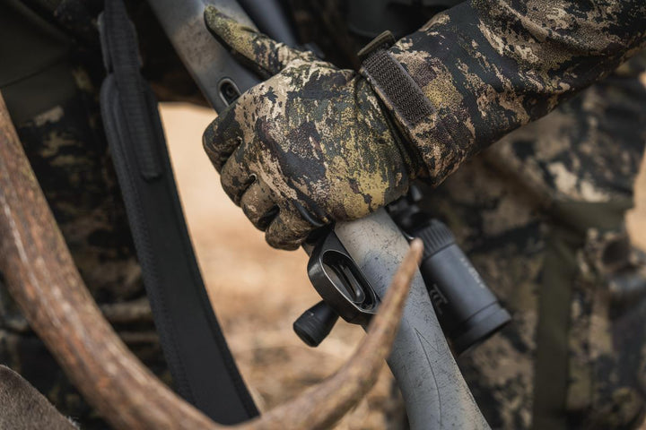 Seeland Grip Camo Gloves InVis MPC green