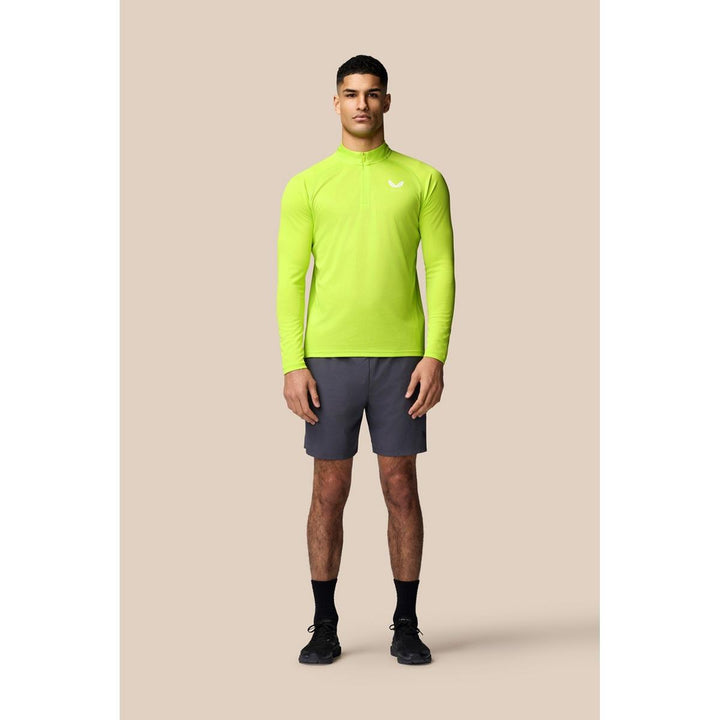 Castore Adapt 1/4 Zip Top Acid Lime/White – view 4