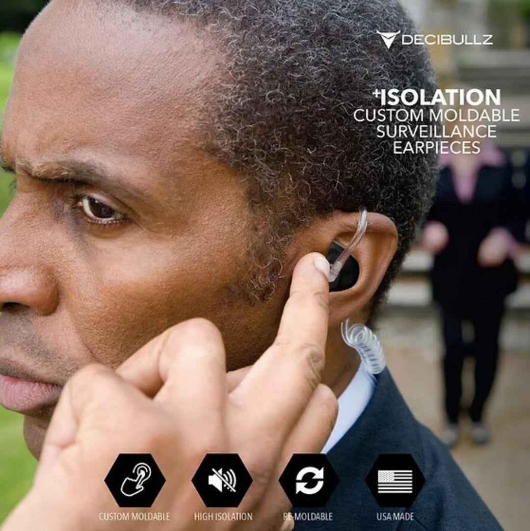 Decibullz Acoustic Tube Earpiece — Isolation