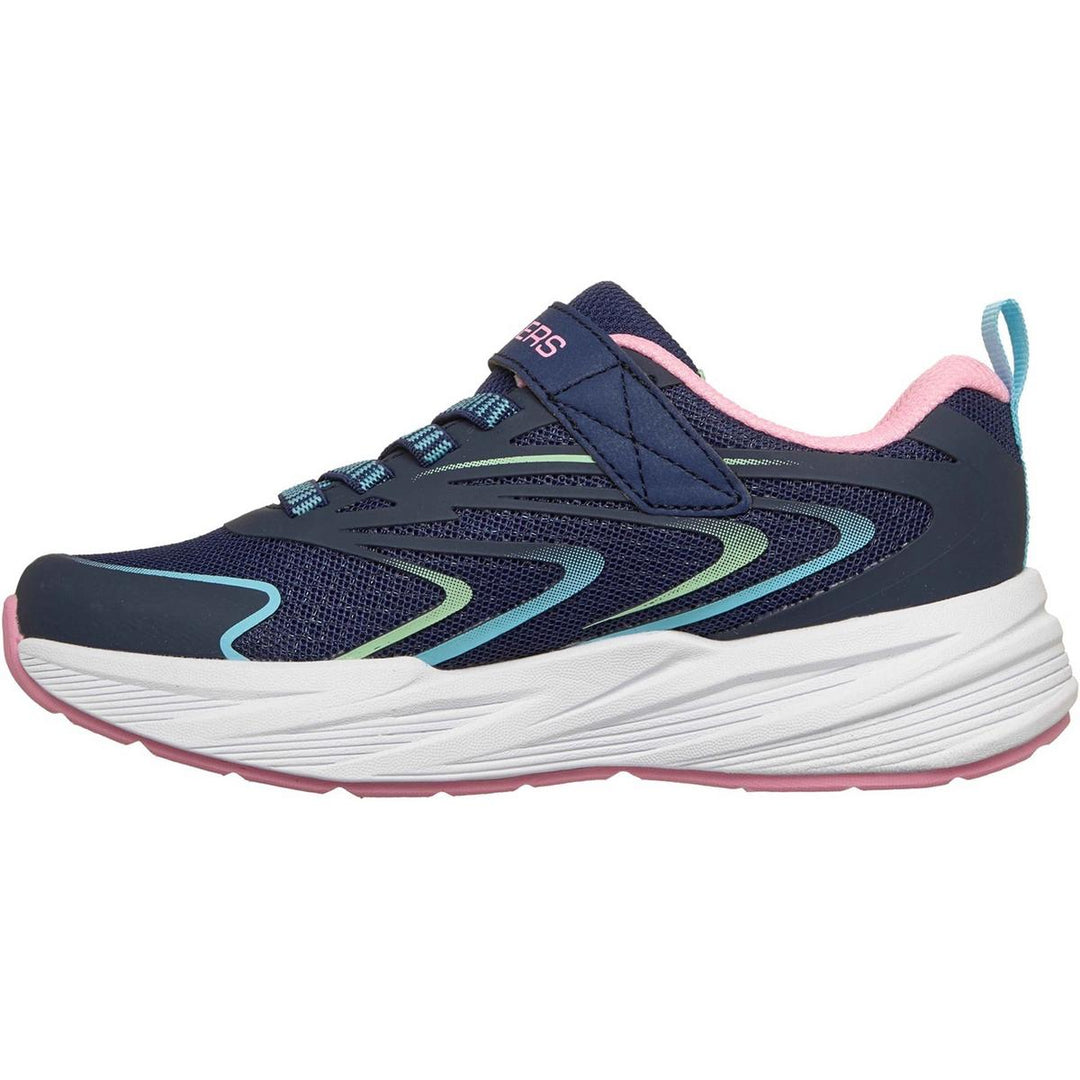 Skechers Microspec Tread Hyper Speed Trainers Navy/Multi