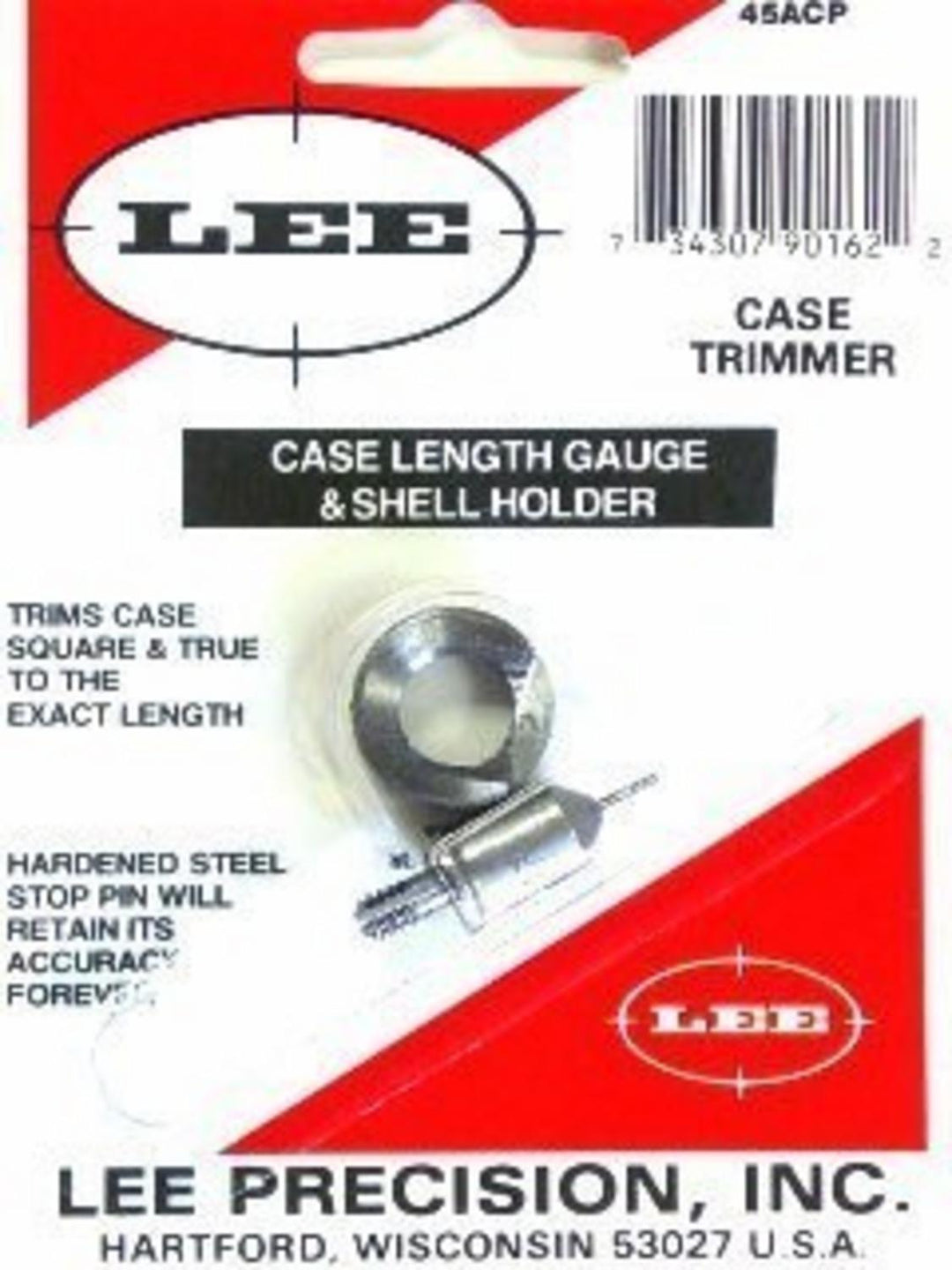 Lee Precision 45 ACP Case Length Gauge and Shell Holder