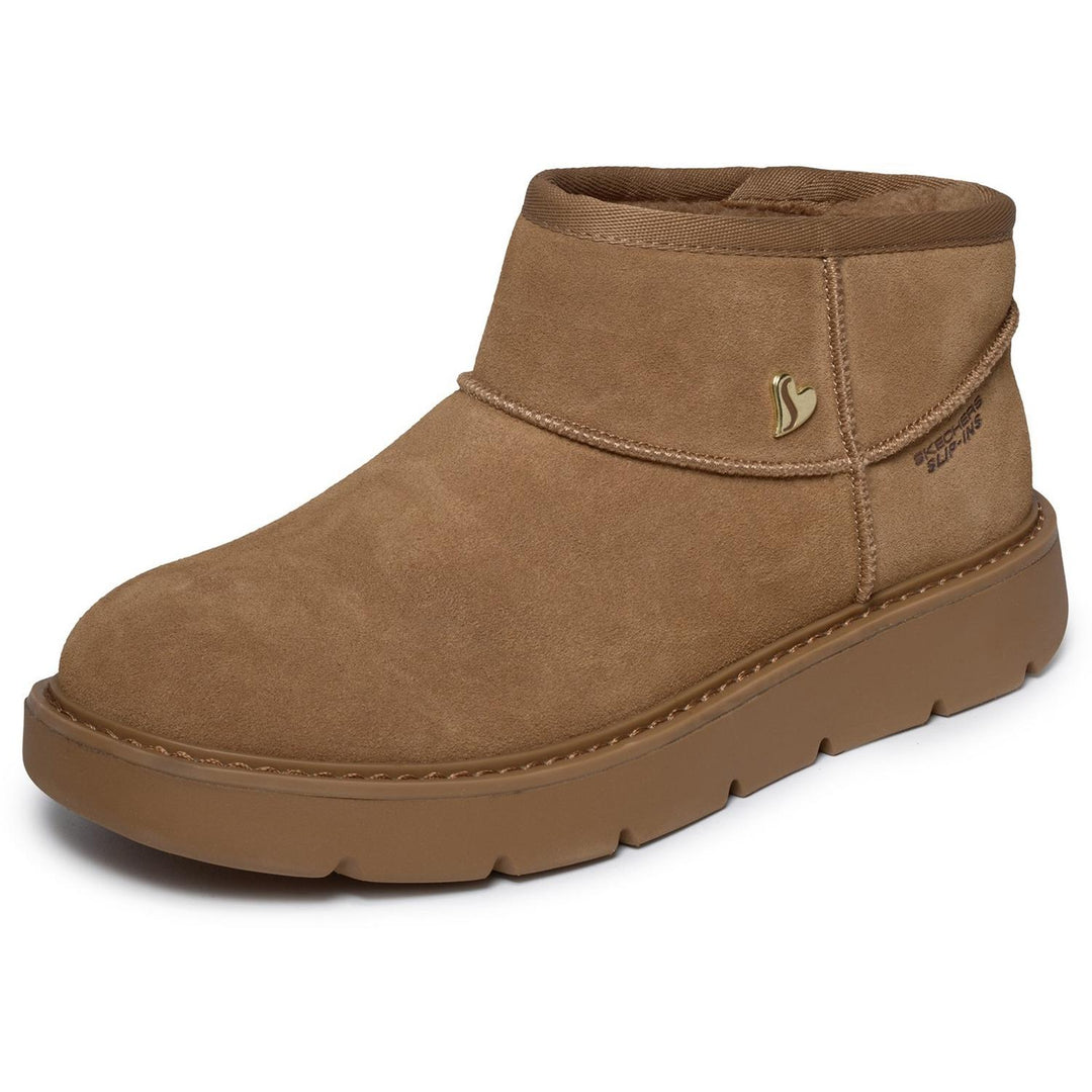 KEEPSAKES COZY COZY MINI Chestnut Suede/Faux Fur