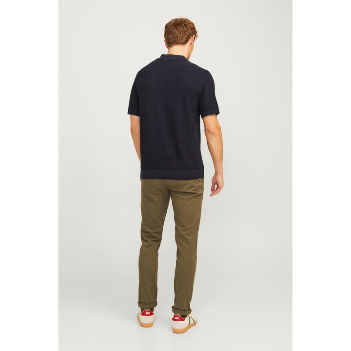 Jack & Jones slim fit chinos in Olive Olive Night – view 2