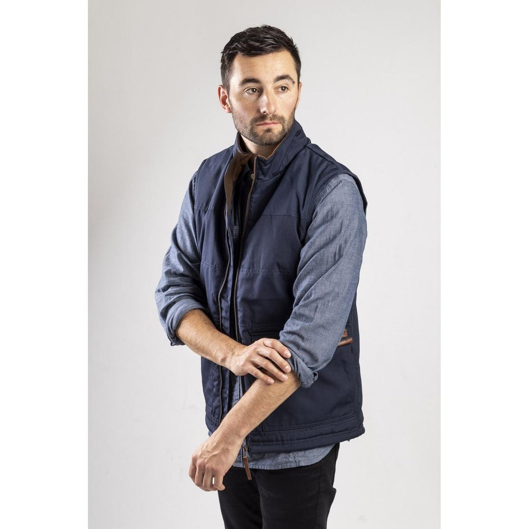 Caterpillar AG Vest Zip Up Eclipse