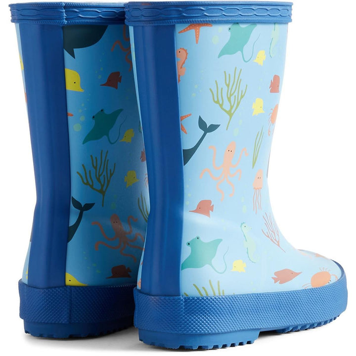 Hunter Kids First Classic Ocean Print Amplifying Blue/Dragon – view 2
