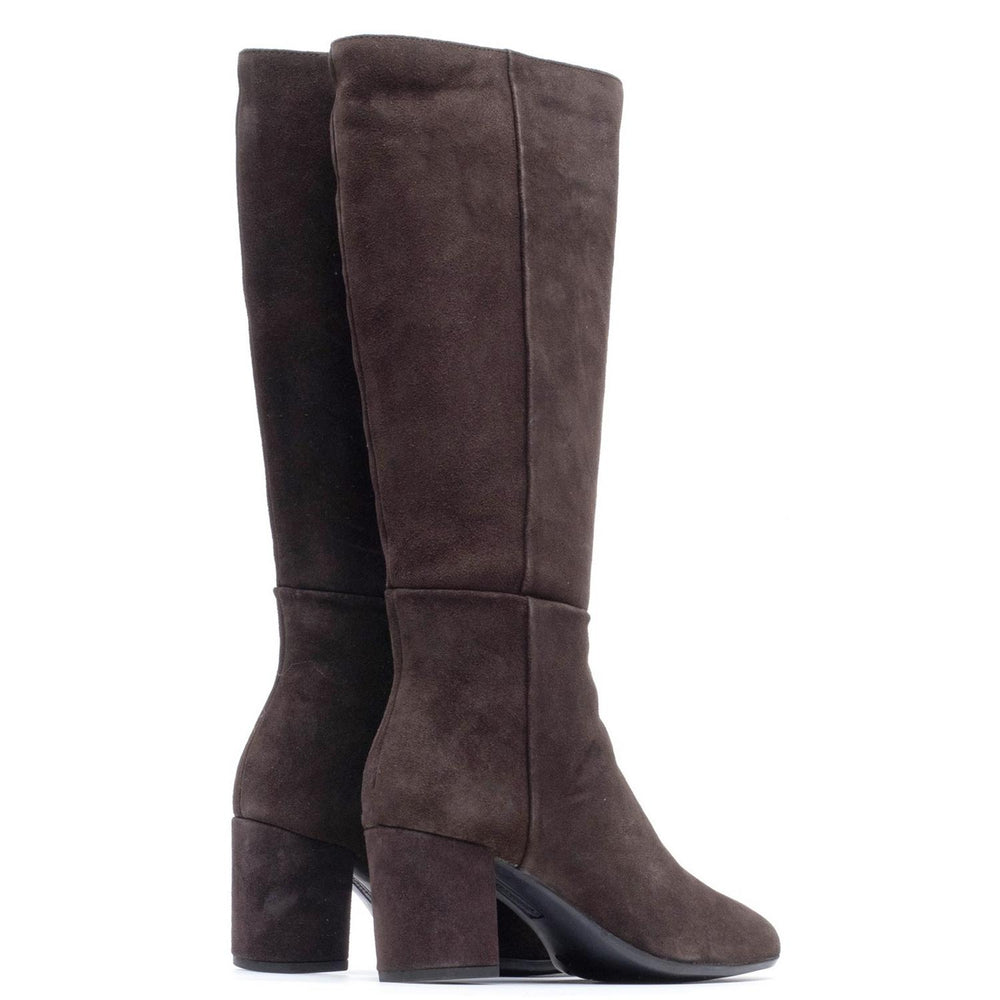 Oprah Suede Long Boot Chocolate – view 2