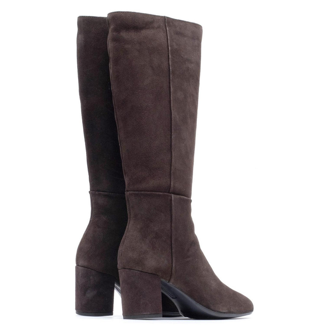 Oprah Suede Long Boot Chocolate