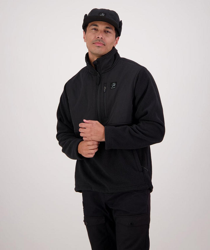 Swanndri Men's High Rock Hybrid Fleece Pullover