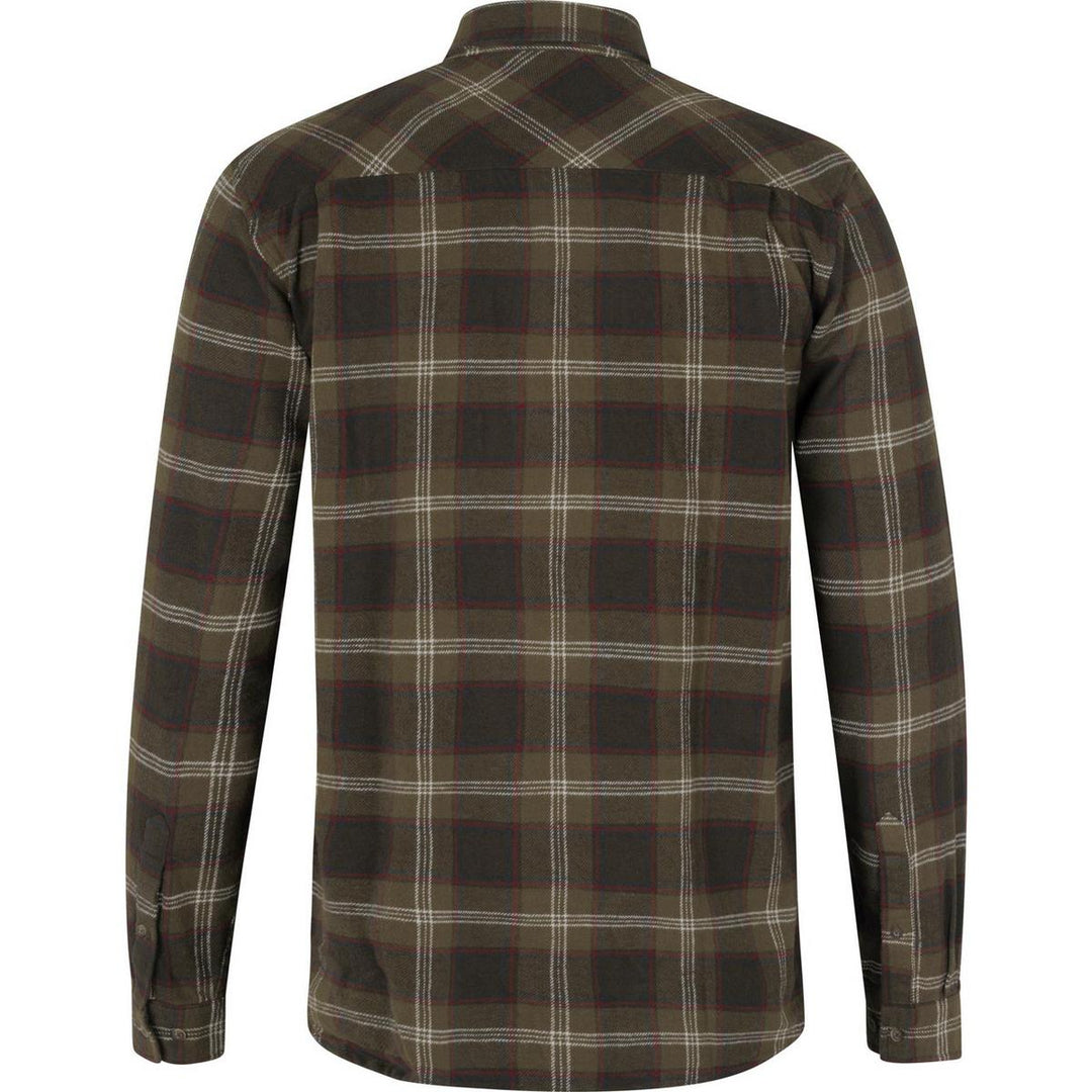 Seeland Glen Junior Flannel Shirt Pine Green/Dark Navy Check
