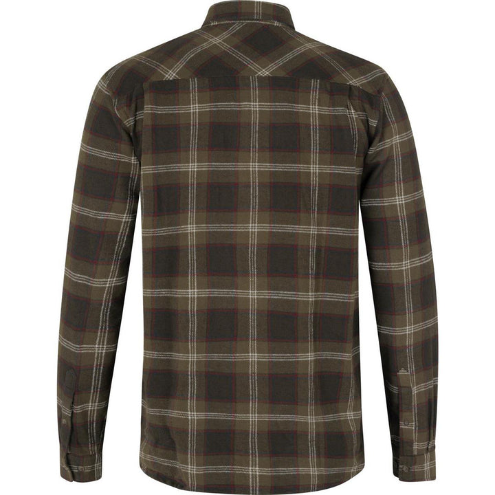 Seeland Glen Junior Flannel Shirt Pine Green/Dark Navy Check