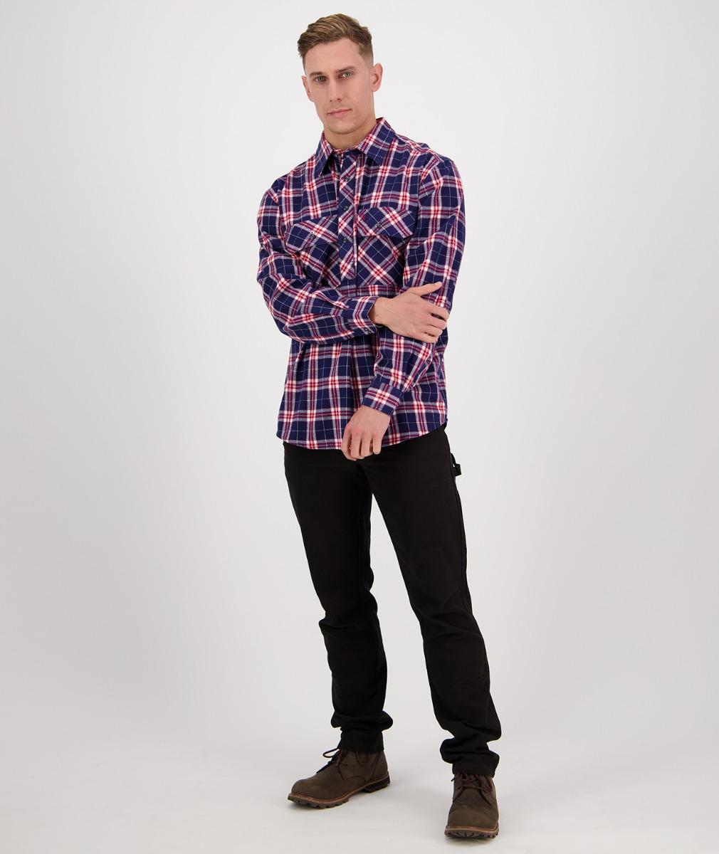 Swanndri Barn Shirt Brick Red
