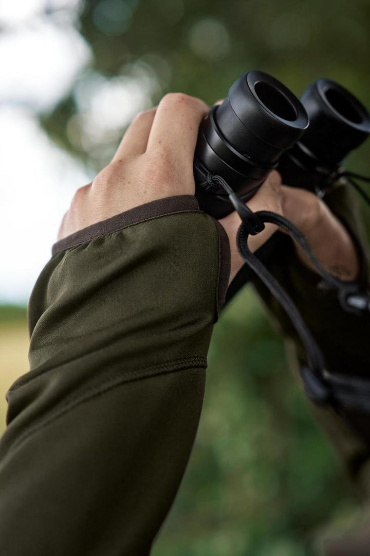 Harkila Deer Stalker full zip fleece hoodie Willow