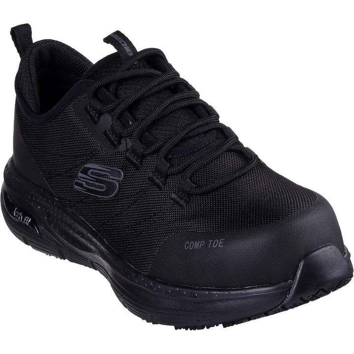 Skechers Workwear Arch Fit SR Ebinal Safety Trainers Black