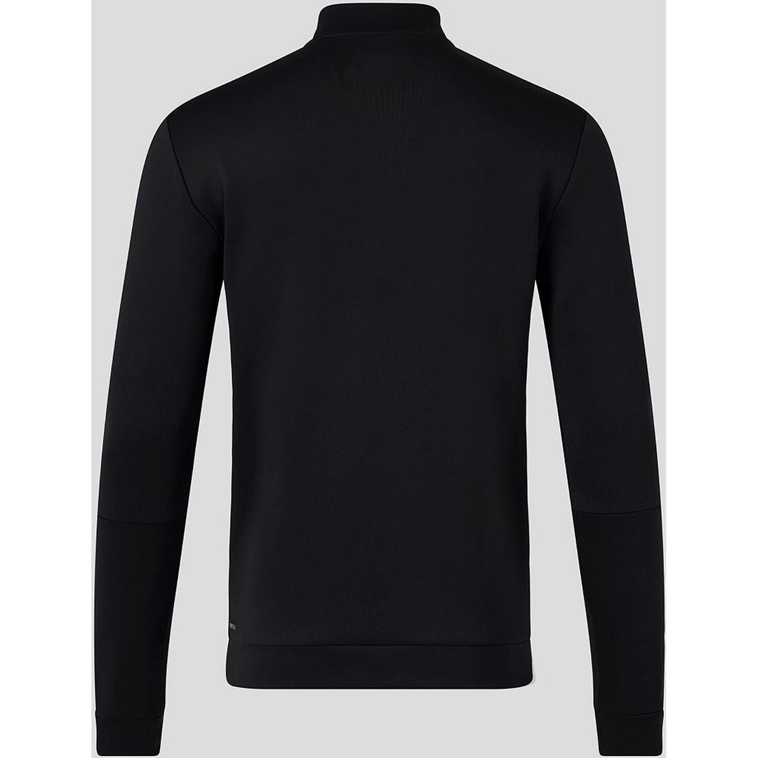 Castore FLEX 1/4 ZIP SWEATSHIRT CASTORE BLACK/CASTORE GUNMET