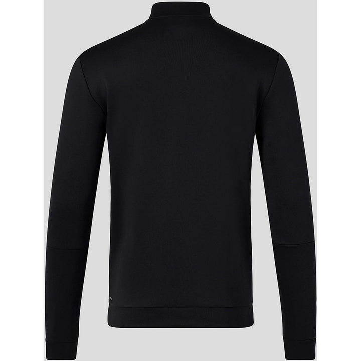 Castore FLEX 1/4 ZIP SWEATSHIRT CASTORE BLACK/CASTORE GUNMET