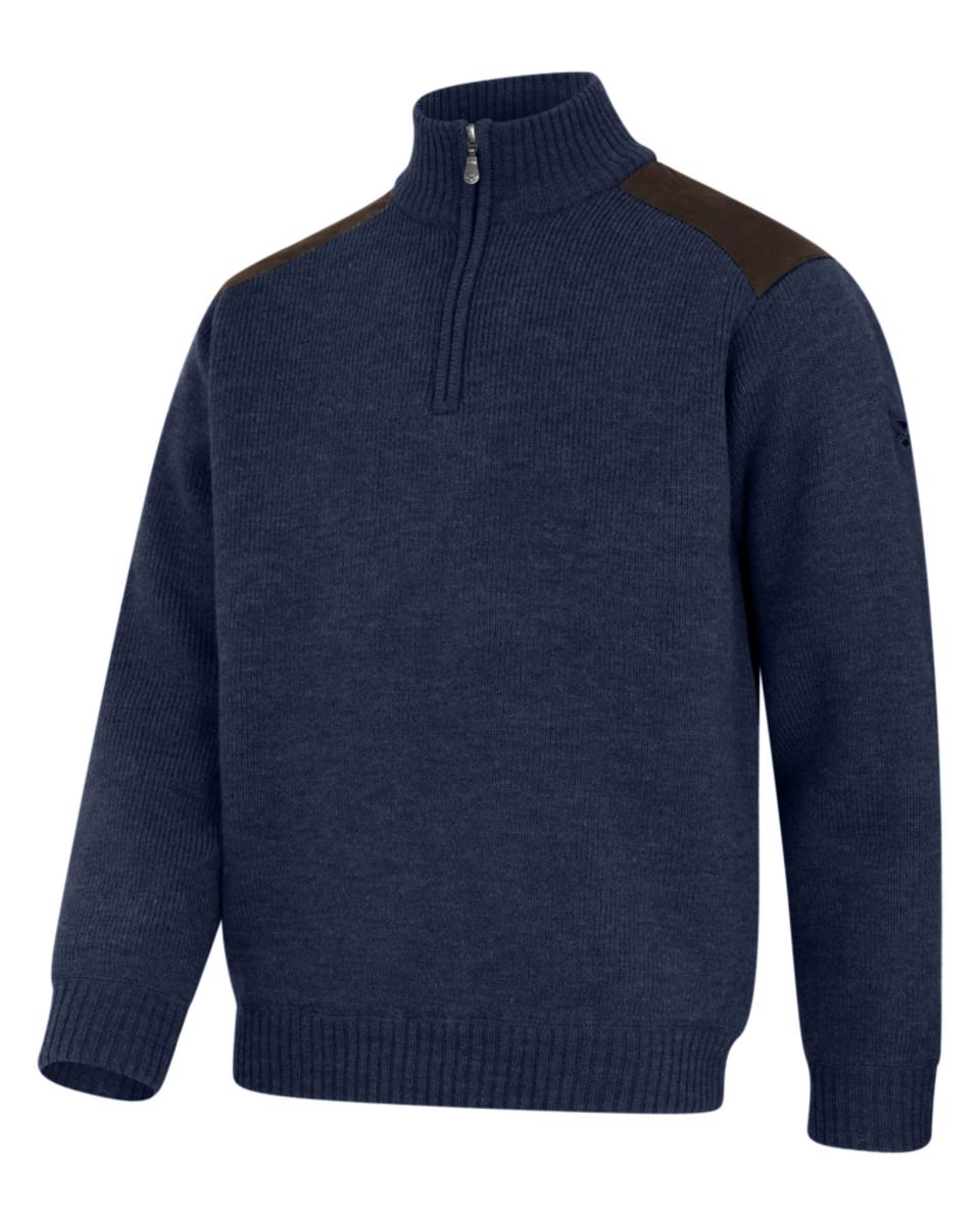 Hoggs of Fife Hebrides II Zip Neck Windproof Pullover - Stor – view 2