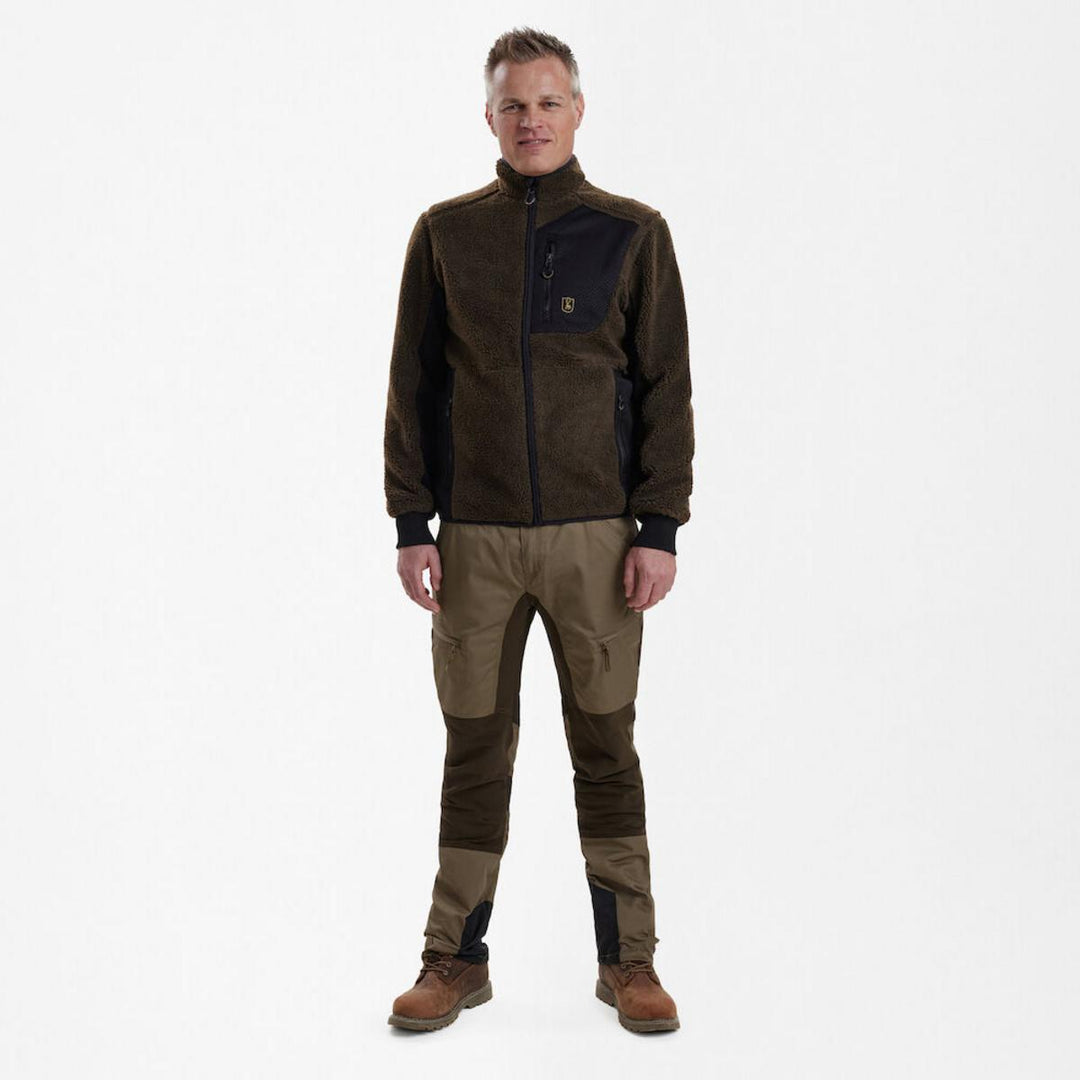 Deerhunter Rogaland Fiber Pile Jacket Chocolate Brown