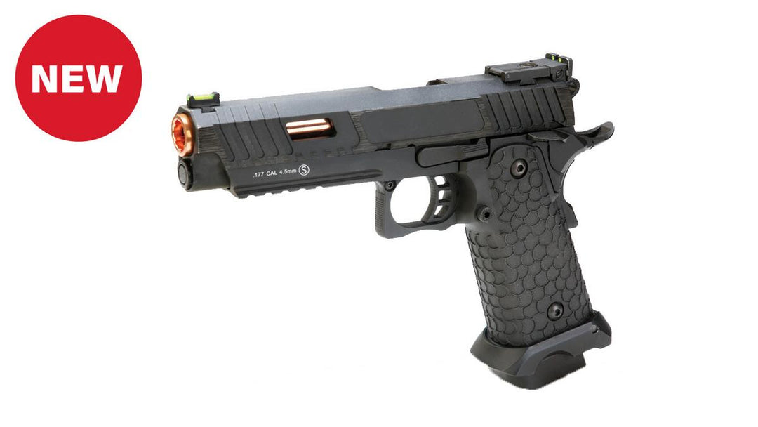 KROWN 21051 KL HI-CAPA 5.1 Babayaga Black BB Pistol