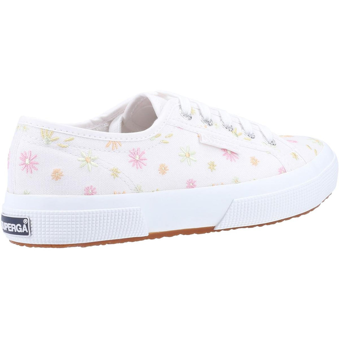 Superga 2750 Flowers Embroidery Shoe White/Multicolour Flowe