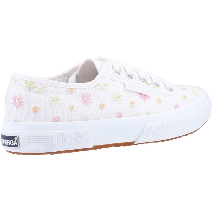 Superga 2750 Flowers Embroidery Shoe White/Multicolour Flowe