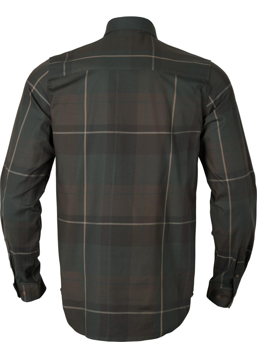 Harkila Akse L/S Shirt Shadow brown check